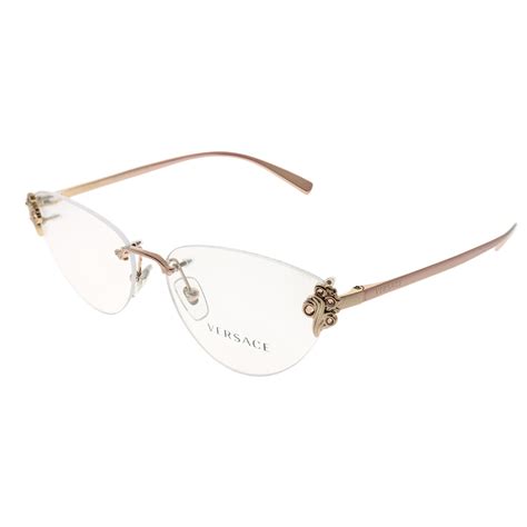 versace womens rimless glasses|Versace frames for prescription glasses.